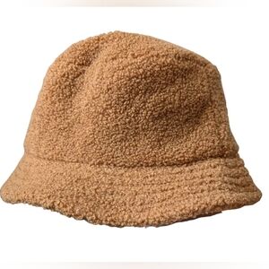 Steve‎ Madden Teddy Bucket Hat | One Size | Camel Brown